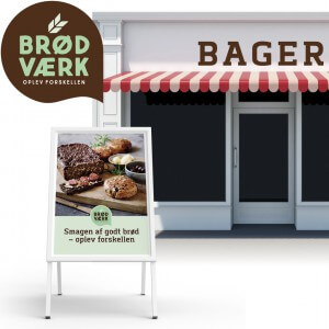 Billede fra Valsemøllens "BrødVærk" kampagne. Alle rettigheder tilhører Valsemøllen A/S
